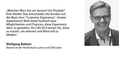Portrait von Wolfgang Rathert, CAS-Leitung und Dozent des CAS Digital Customer Experience