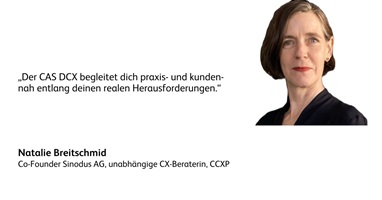 Portrait von Natalie Breitschmid, Dozentin des CAS Digital Customer Experience