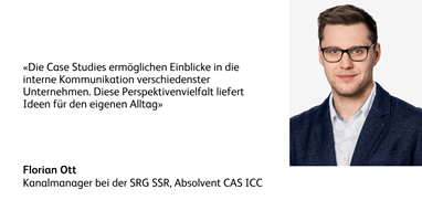 Florian Ott, Absolvent CAS Internal and Change Communication