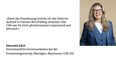 Manuela Koch, Absolventin CAS Internal and Change Communication