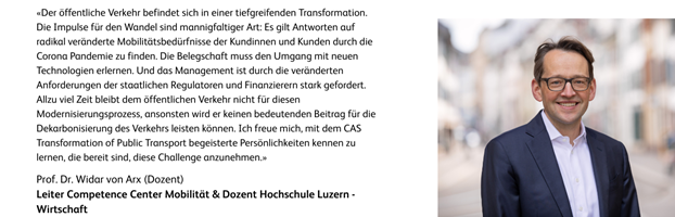 Statement Widar von Arx