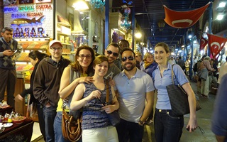 MSc International Financial Management students on their study tour to Istanbul