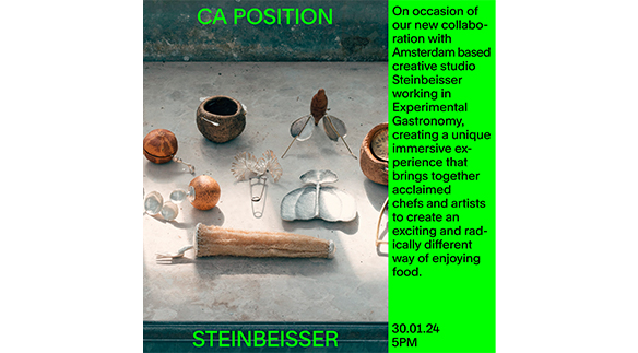Poster für die Veranstaltungsreihe Position des BA-Studiengangs Camera Arts.