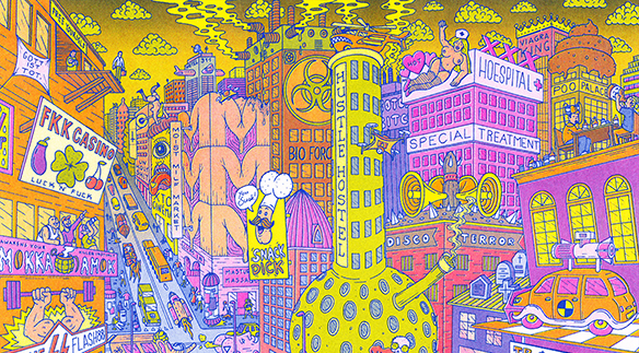 zeugindesign: «Shantiland» von Sandro Ramseier, Absolvent Bachelor Illustration Fiction