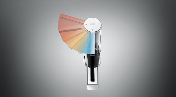 Eine kleine Anpassung der Einstellung spart Warmwasser und Energie. Bild: KWC