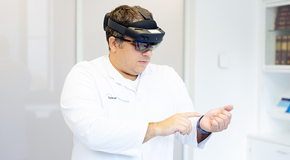 Arzt am LUKS testet virtuelle Strahlenschutztrainings