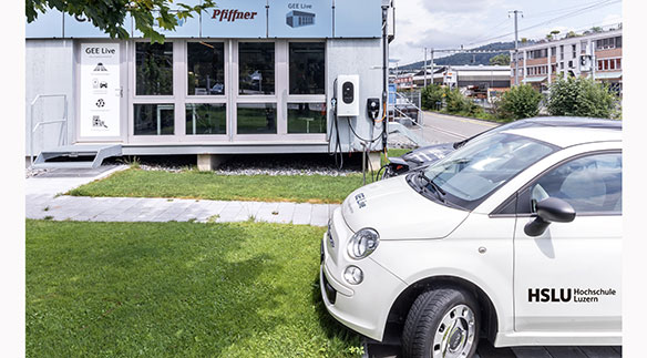 Das GEE Live Forschungslabor der HSLU dient der Forschung für das Gebäude-Elektro-Engineering. @hslu