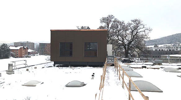 Hier wird an der Gebäudetechnik der Zukunft geforscht.