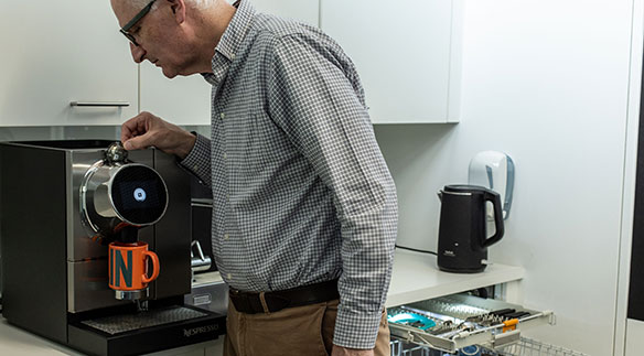 Veränderungen im Energieverbrauch können es Betreuungspersonen erleichtern, verändertes Verhalten anzusprechen und so die Betreuung zu verbessern. ©hslu_Judith Wirth 