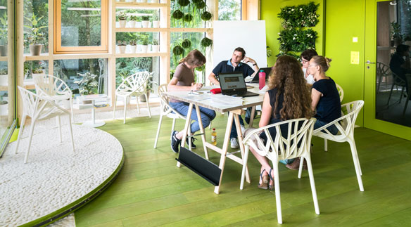 In-Out: für Treffen in der «grünen Lunge» (Bild: Ingo Höhn).