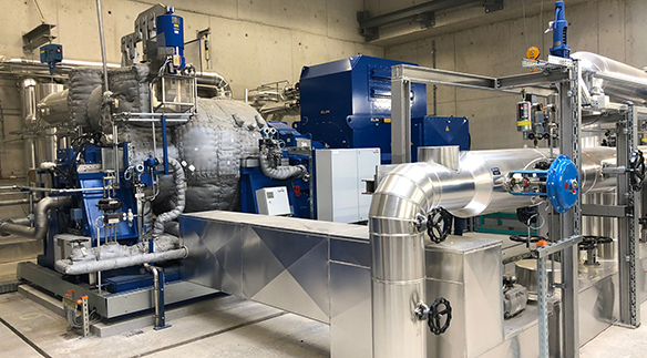 Dampfturbine zur Stromproduktion: AGRO Energie Rigi