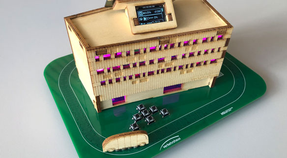 Der fertige Bausatz des House of Energy