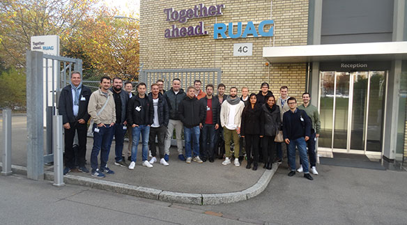 Besichtigung der RUAG Space in Opfikon.