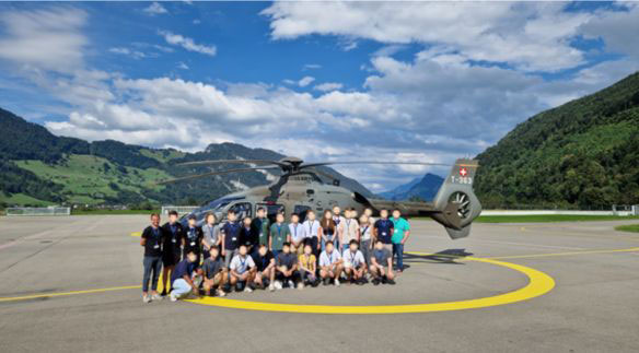 Aviatik_Modul Airline- und Airportmanagement_Studentenausflug Flughafen Zürich und Helikopter-Basis der Armee - Bachelor in Economics Data Science in Mobility HSLU