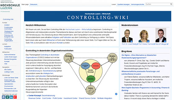 Controlling-Wiki der Hochschule Luzern