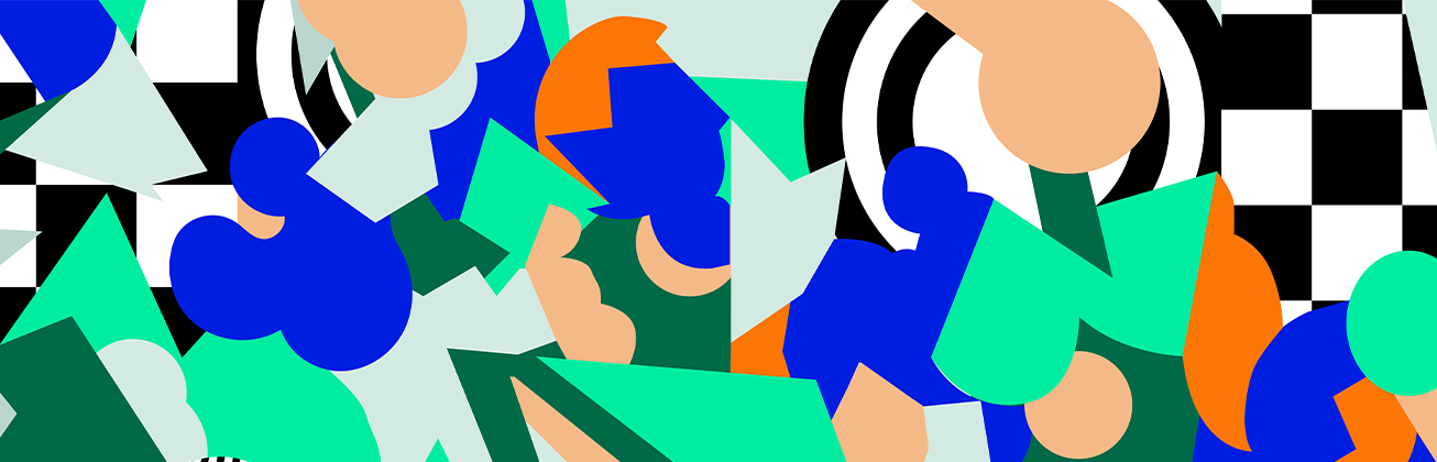 Farbige Grafik, die die Projektplattform Sprout repräsentiert. 