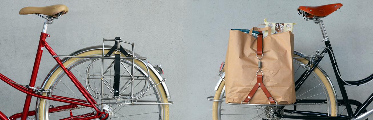 Velos mit Gepäckhalterung