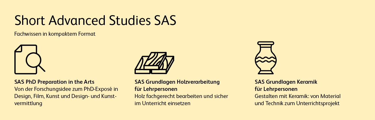 SAS bei Design Film Kunst auf gelbem Grund 