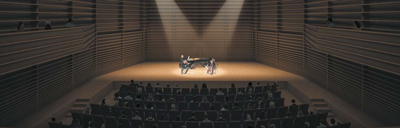 Kammermusiksaal Neubau Musik Moodboard