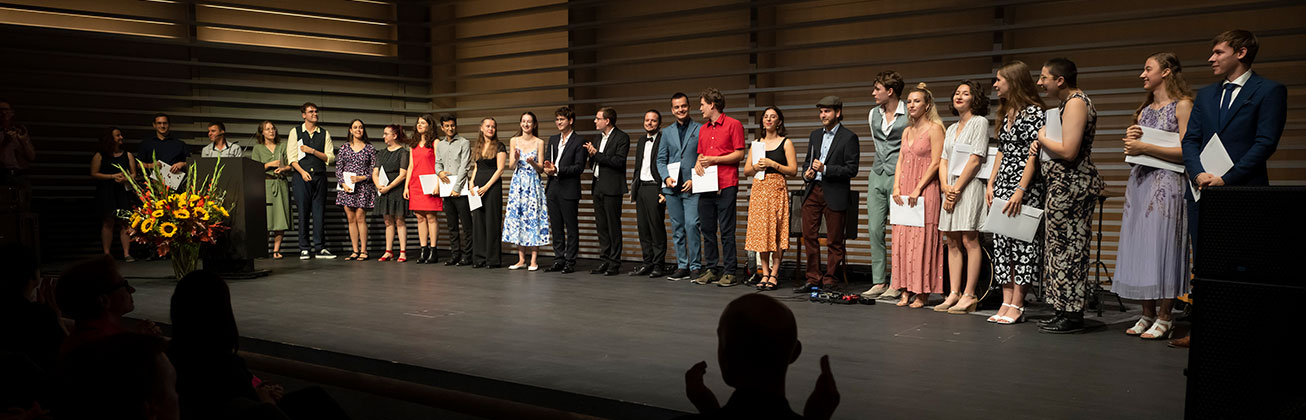 Impression aus der Diplomeier Musik. Bild: Priska Ketterer