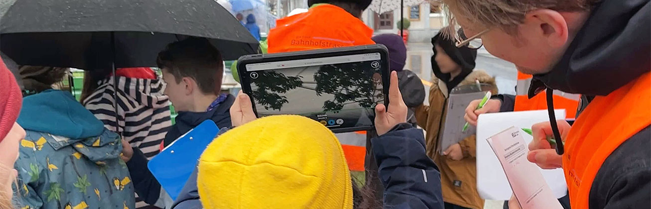 AR-Workshop für die Umgestaltung der Luzerner Waldstätterstrasse. Bild: HSLU