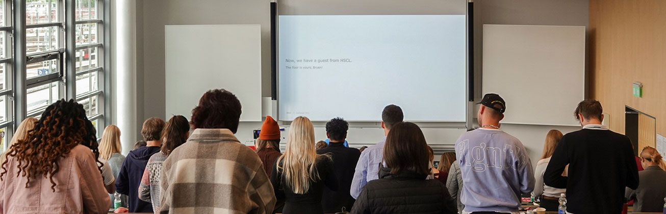 Studierende bei der Vorlesung