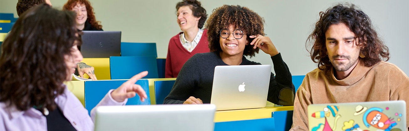 Students in a lecture hall