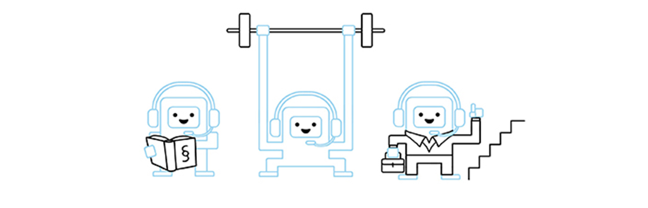 Illustration von Chatbots