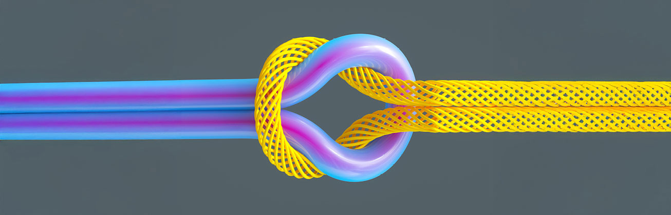 Zwei Schlaufen ergänzen sich