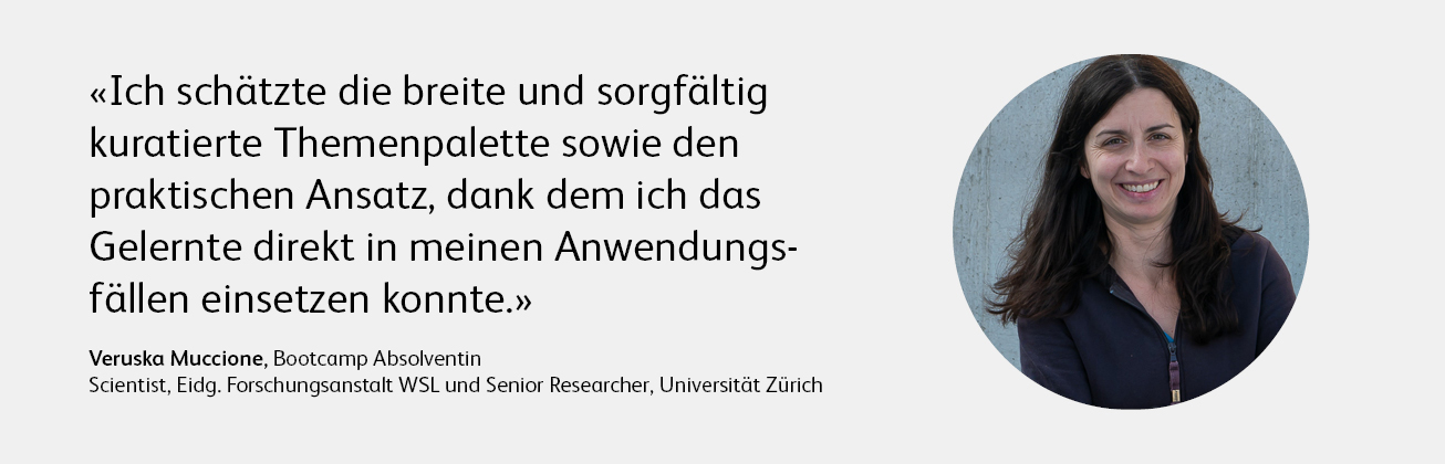 Graduate Veruska about the Bootcamp Programm