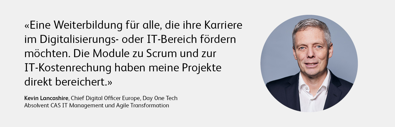 Kevin Lancashire IT Management Weiterbildung