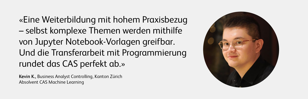 CAS Machine Learning Weiterbildung