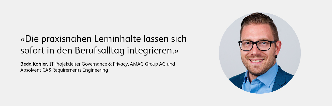 Teilnehmer im CAS Requirements Engineering