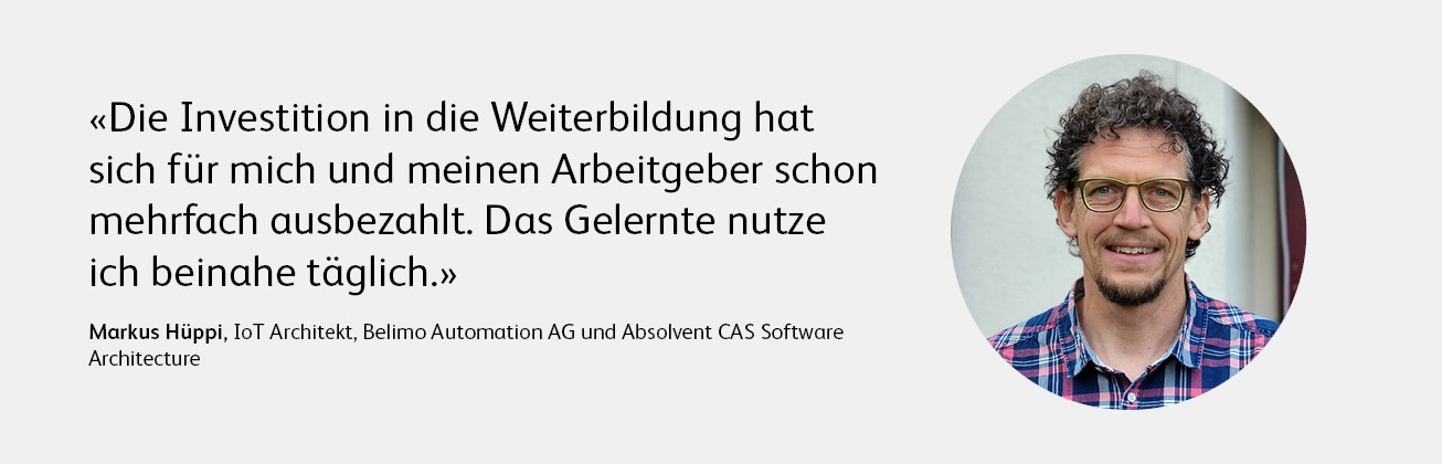 Testimonial_MarkusHueppi_CAS_SoftwareArchitecture