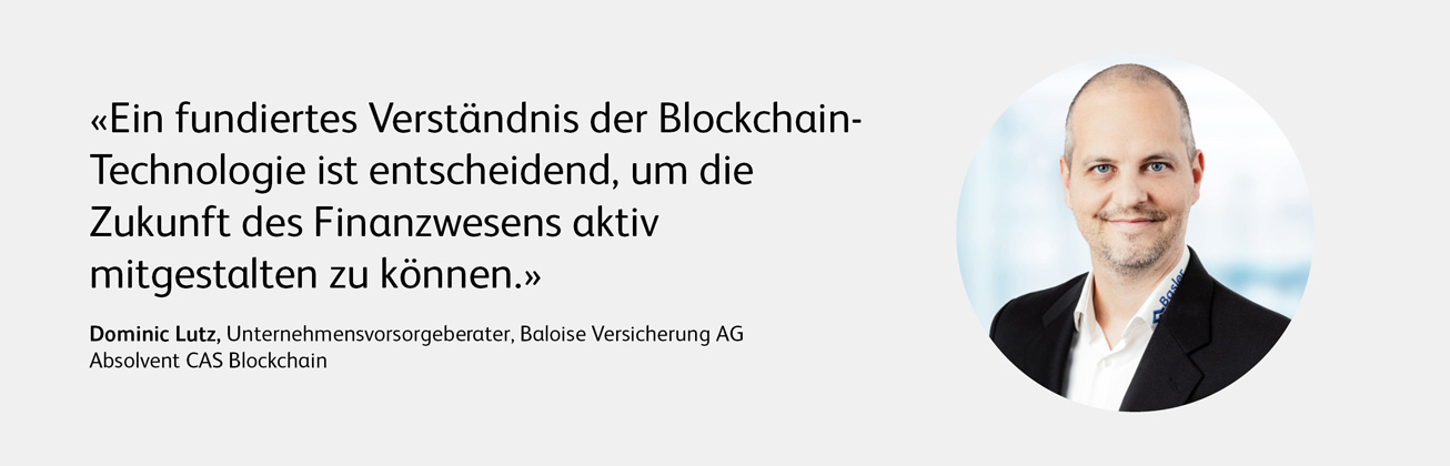 Weiterbildung Blockchain Dominic Lutz