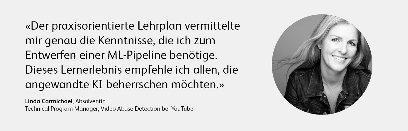 Linda Carmichael für die Weiterbildung LLM AI Agents