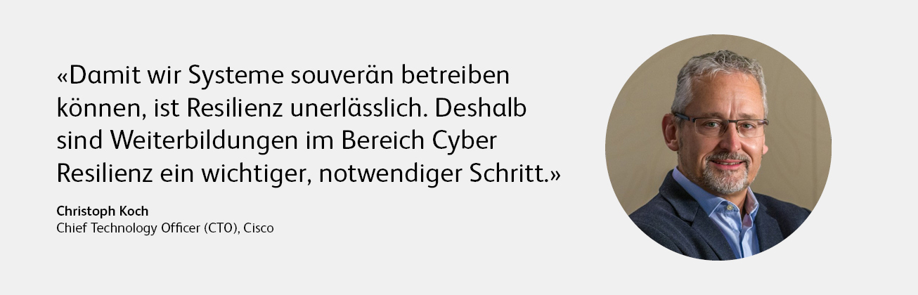 Zitat Cyber Resilienz von Christoph Koch