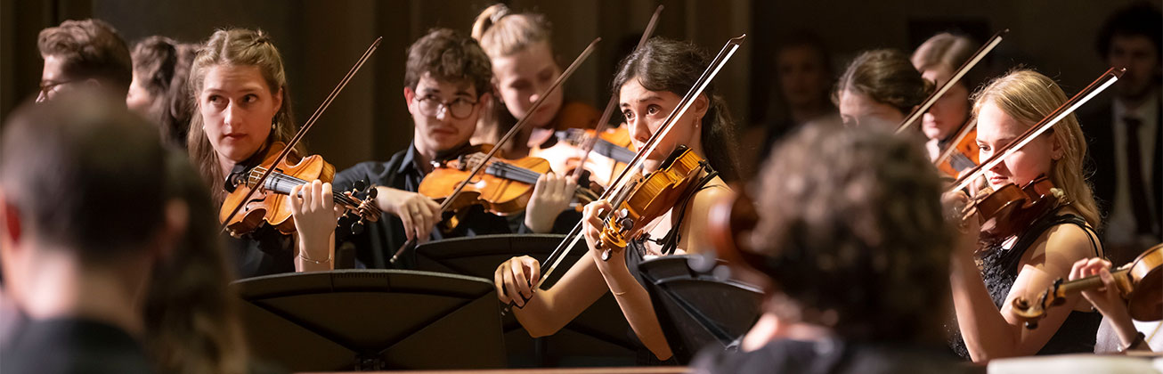 Ausschnitt Bläser der Jungen Philharmonie Zentralschweiz.
