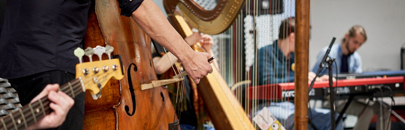 Studierende des Improvisationsensembles, ®Ingo Hoehn