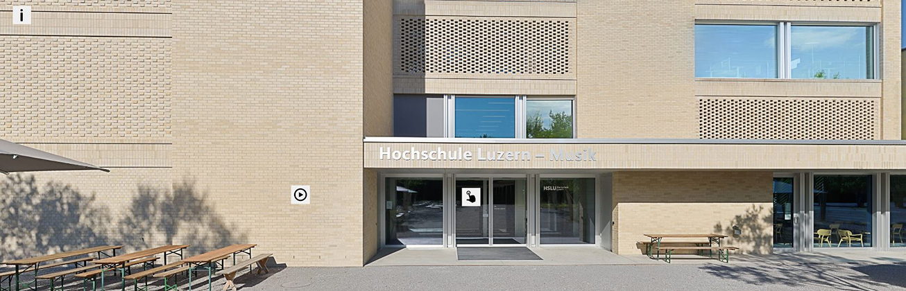 Front Musik-Gebäude