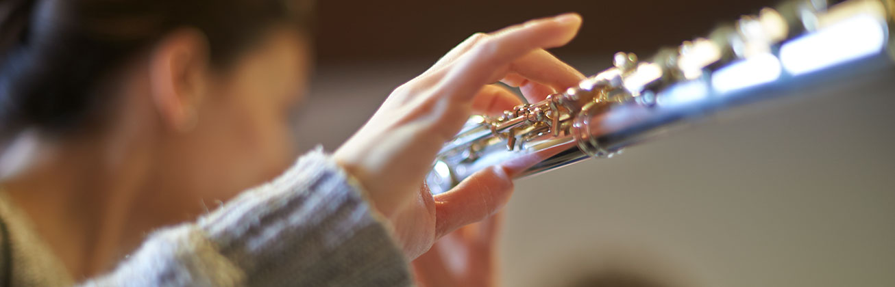 Musiker spielen Blasmusik