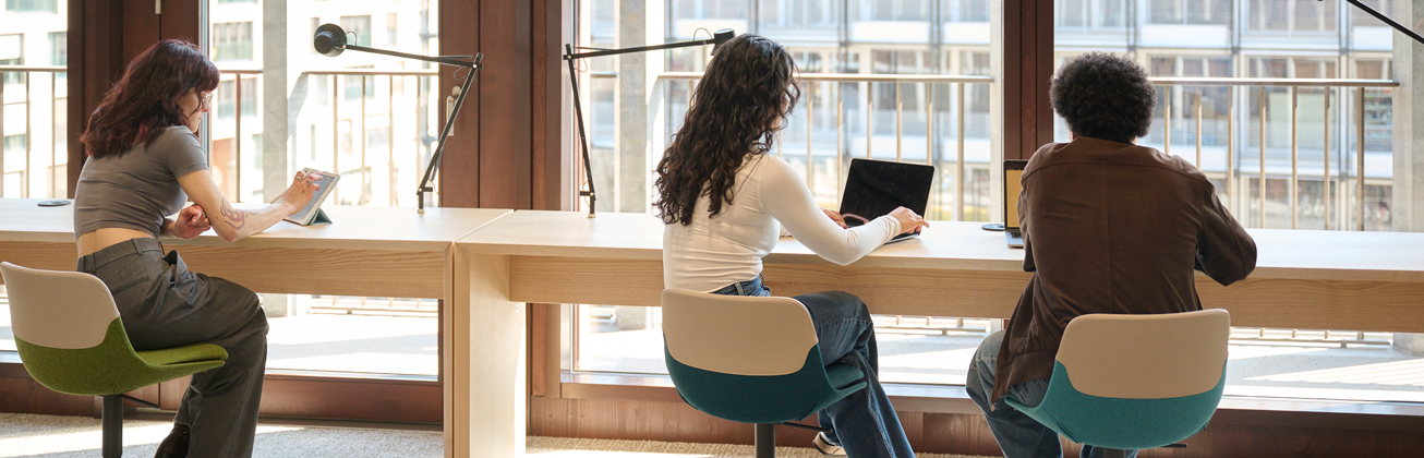 Studierende am Lernen