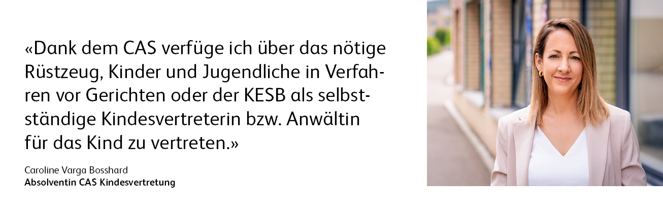 Testimonial CAS Kindesvertretung 