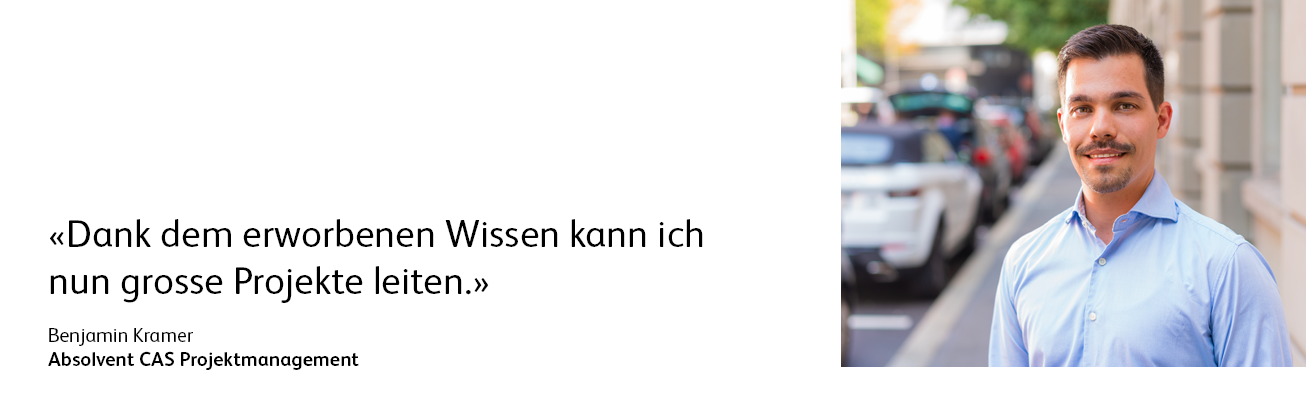 Testimonial CAS Projektmanagment 