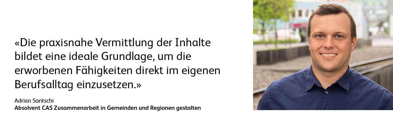 Testimonial CAS Zusammenarbeit in Gemeinden 
