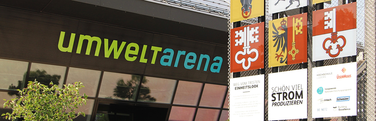 PV-Fassade Umwelt Arena