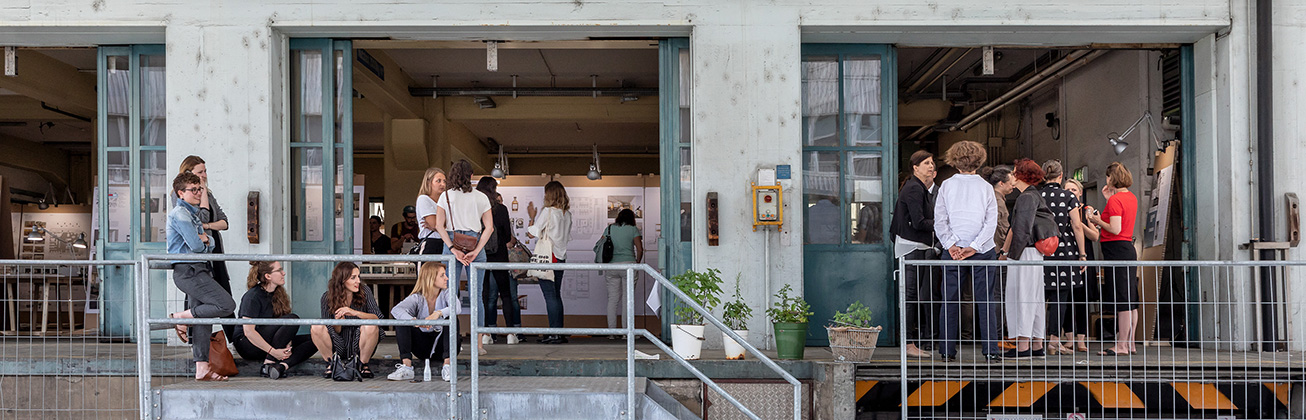 Moodboard Ausstellung draussen