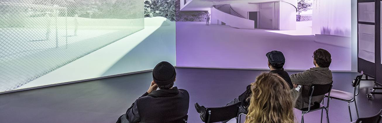Die Zwischenkritik und Projektion im icRoom.