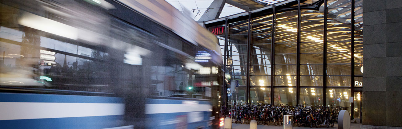 Der Bahnhof Luzern ist die Schnittstelle von Öffentlichem und Fahrrad-Verkehr.