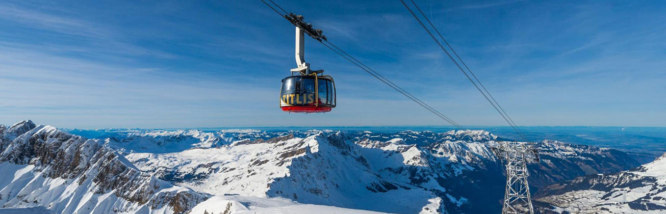 Titlis-Rotair im Winter